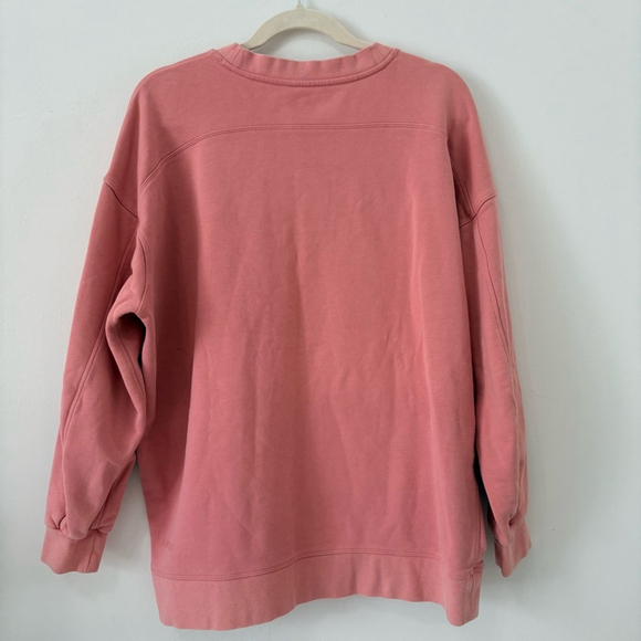 Lululemon Perfectly Oversized Crew Sweatshirt Sz 8 Pink Puff EUC - Picture 3 of 7